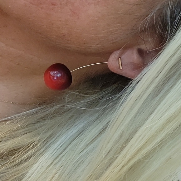 CHERRY BOMB DROP EARRINGS - Picture 1 of 8
